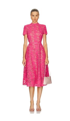 Reformation - Inda Open Knit Mini Dress Birch XS
