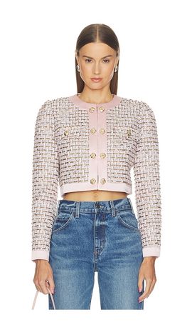 Nadine Merabi Nadine Merabi Remy Pink Jacket