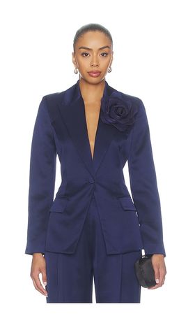 Nadine Merabi Nadine Merabi Satin Blazer