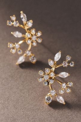 NADRI Baby's Breath Floral Stud Earrings