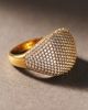 NADRI Crystal Signet Ring - 1