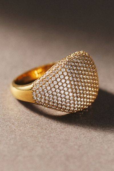 NADRI Crystal Signet Ring