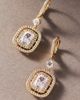 NADRI Double Halo Crystal Earrings - 1