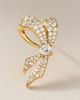 NADRI Eros Crystal Ribbon Post Earrings - 2