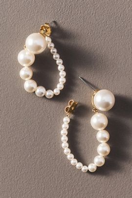 NADRI London Front-Back Pearl Earrings