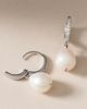 NADRI Madrid Freshwater Pearl Drop Hoop Earrings - 1