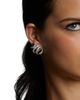 Nadri Nadri Bonne Annee Pave Ribbon Stud Earrings - 2