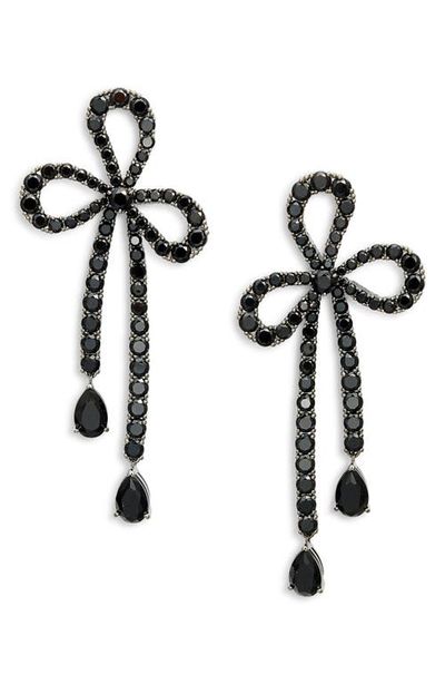 Nadri Nadri Bow Drop Earrings