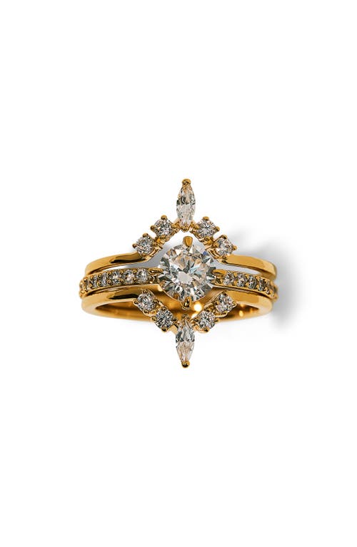 Nadri Nadri Cannes Cubic Zirconia Stack Ring