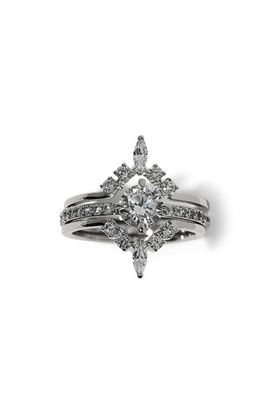 Nadri Nadri Cannes Set of 3 Stack Rings