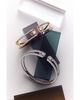 Nadri Nadri Celine Open Hinge Wide Bangle Bracelet - 3
