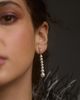 Nadri Nadri Cubic Zirconia & Imitation Pearl Under the Sea Linear Drop Earrings - 2