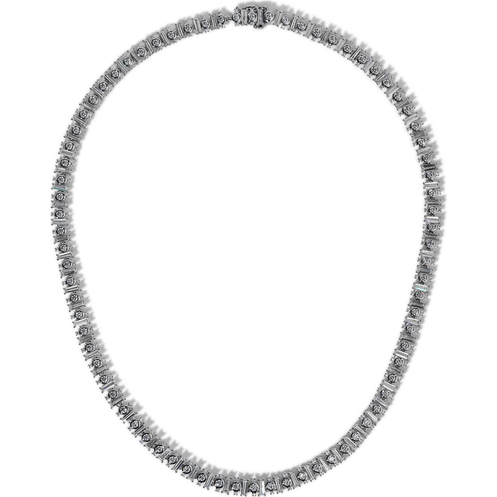Nadri Nadri Cubic Zirconia Baguette Collar Necklace
