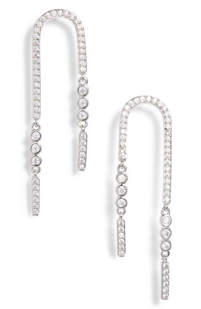 Nadri Nadri Cypher U-Shape Earrings