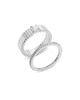 Nadri Nadri Delancy Solitaire Ring Stack, Set of 2 - 1