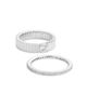 Nadri Nadri Delancy Solitaire Ring Stack, Set of 2 - 3