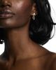 Nadri Nadri Eros Pave & Imitation Pearl Small Ribbon Stud Earrings - 2