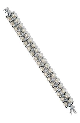 Nadri Nadri Faux Pearl & Cubic Zirconia Bracelet
