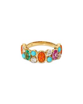 Nadri Nadri Frieda Multi Stone Cluster Band Ring