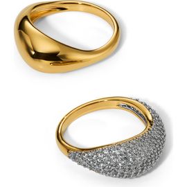 Nadri Nadri Gemini Set of 2 Rings