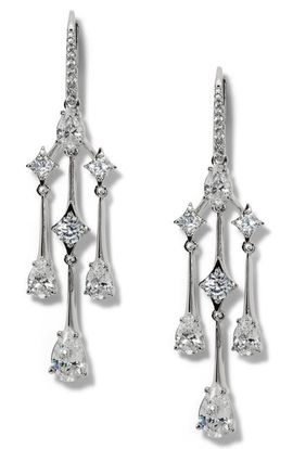 Nadri Nadri Hera Cubic Zirconia Chandelier Drop Earrings