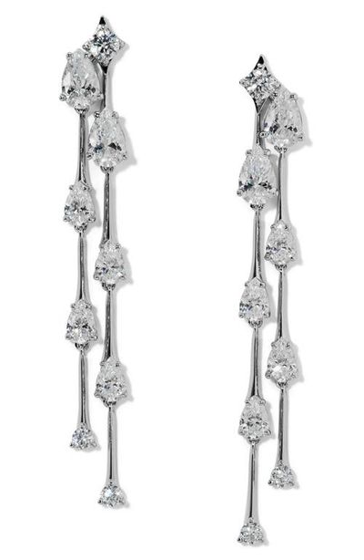 Nadri Nadri Hera Double Linear Earrings