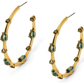 Nadri Nadri Hera Elongated Hoop Earrings