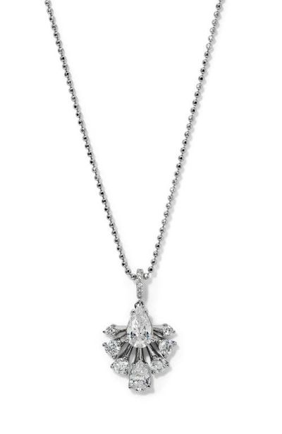 Nadri Nadri Hera Fan Pendant Necklace