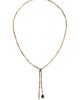 Nadri Nadri Hera Faux Lariat Necklace - 1