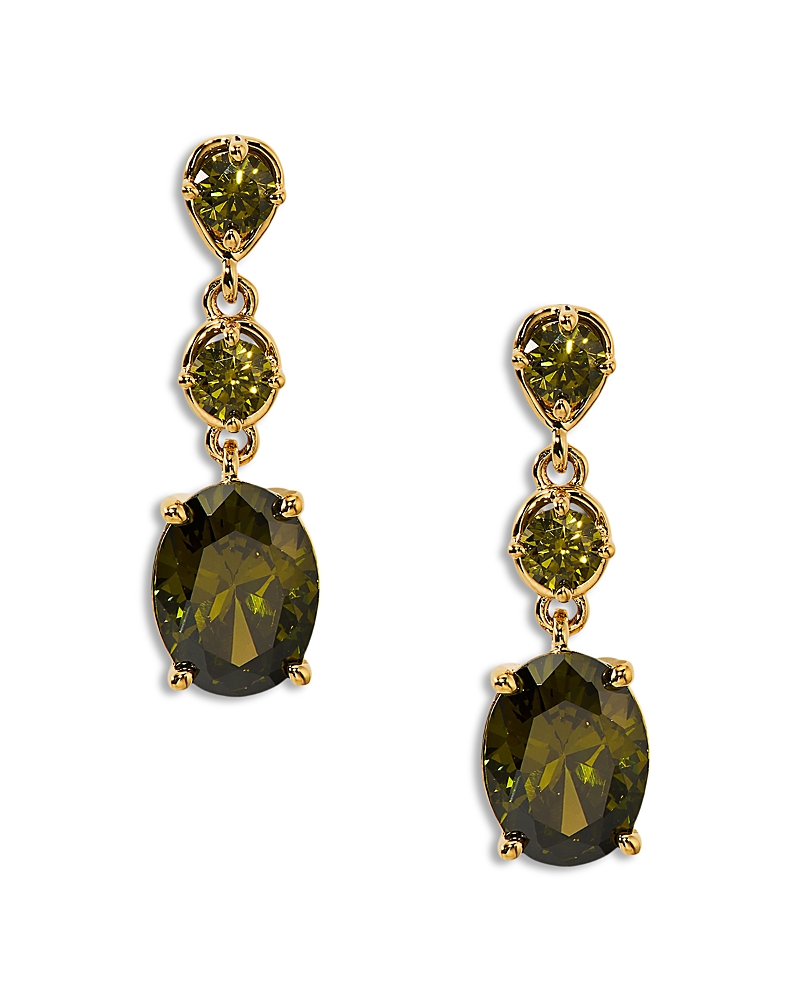Nadri Nadri Maiden Oval Linear Earrings