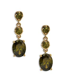 Nadri Nadri Maiden Oval Linear Earrings