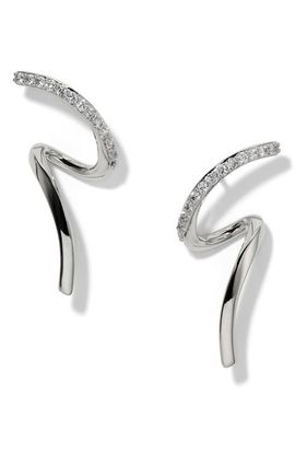 Nadri Nadri Muse Twirl Stud Earrings