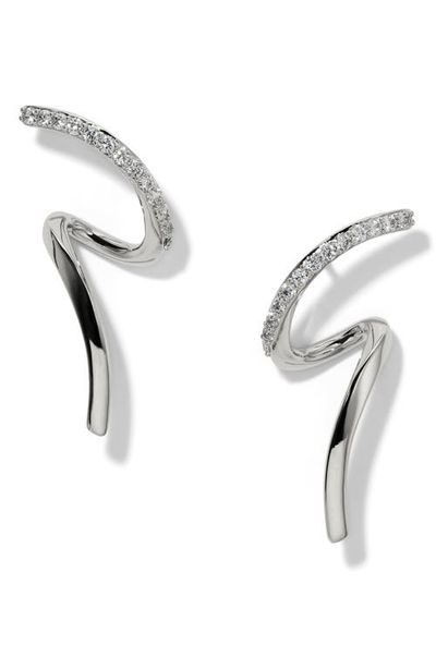 Nadri Nadri Muse Twirl Stud Earrings
