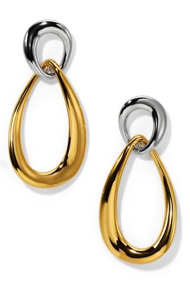 Nadri Nadri Muse Two-Tone Link Drop Earrings