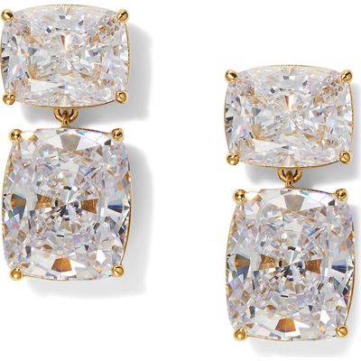 Nadri Nadri Northern Lights Cubic Zirconia Double Drop Earrings