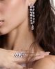 Nadri Nadri Riveria Cubic Zirconia Double Linear Earrings - 2