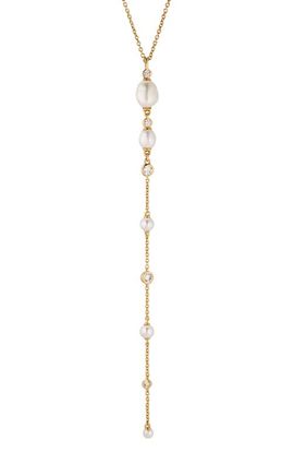 Nadri Nadri Siren Cultured Pearl Layered Y-Necklace
