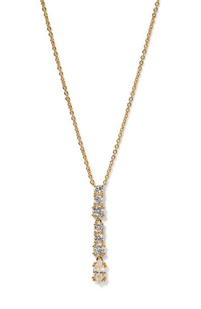 Nadri Nadri Twinnie Cubic Zirconia Pendant Necklace