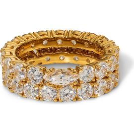 Nadri Nadri Twinnie Double Band Stack Ring