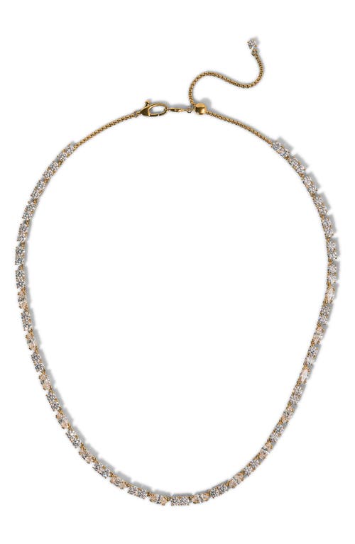 Nadri Nadri Twinnie Pattern Cubic Zirconia Adjustable Necklace
