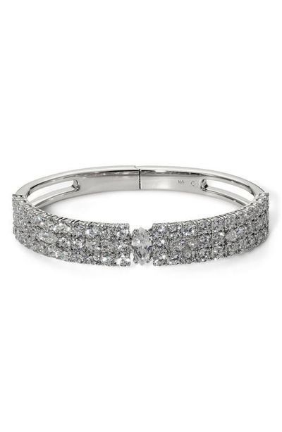 Nadri Nadri Twinnie Triple Row Hinge Bangle