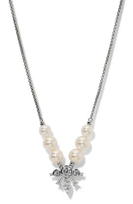 Nadri Nadri Undersea Imitation Pearl Frontal Necklace