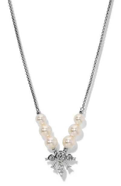 Nadri Nadri Undersea Imitation Pearl Frontal Necklace