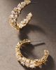 NADRI Runway Cluster Hoop Earrings - 1