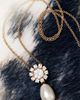 NADRI Sunflower Pearl Drop Necklace - 1