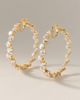 NADRI Tempo Inside Out Hoop Earrings - 1