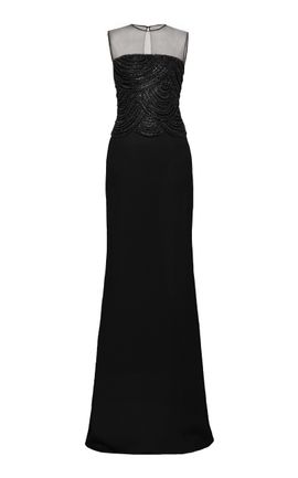 chinese dress ladies METALLIC RAFFIA STRAPLESS FULL SKIRT GOWN