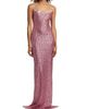 Naeem Khan Women's Floral-Appliquéd Sequined Gown - 3