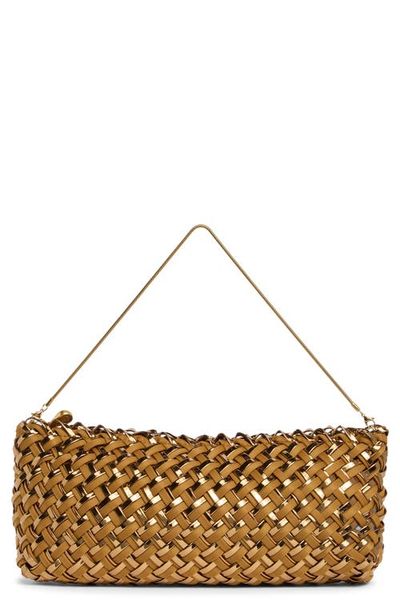 NAGHEDI NAGHEDI Gala Double Weave Metallic Clutch