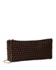 Naghedi Naghedi Gala Woven Satin Chain Clutch - 4